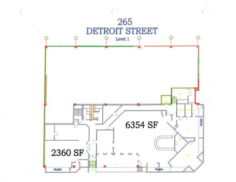 265-299 Detroit St, Denver, CO for lease - Site Plan - Image 2 of 2