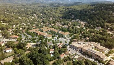 Roquefort-les-Pins - AERIAL map view