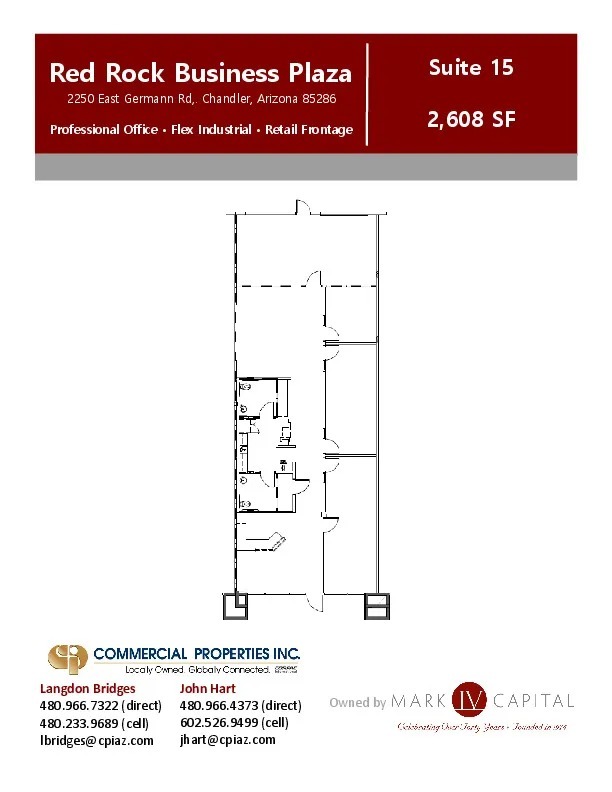 2250 E Germann Rd, Chandler, AZ for lease Floor Plan- Image 1 of 1