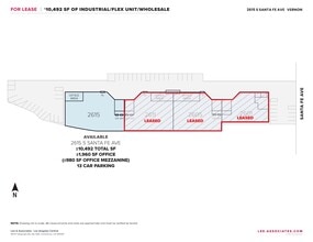 2615 S Santa Fe Ave, Vernon, CA for lease Site Plan- Image 2 of 2