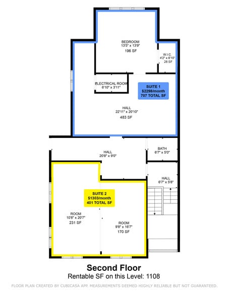 610 N Washington St, Naperville, IL for lease - Floor Plan - Image 2 of 8