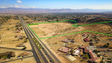 Highway 18, Apple Valley, CA - AERIAL  map view - Image1