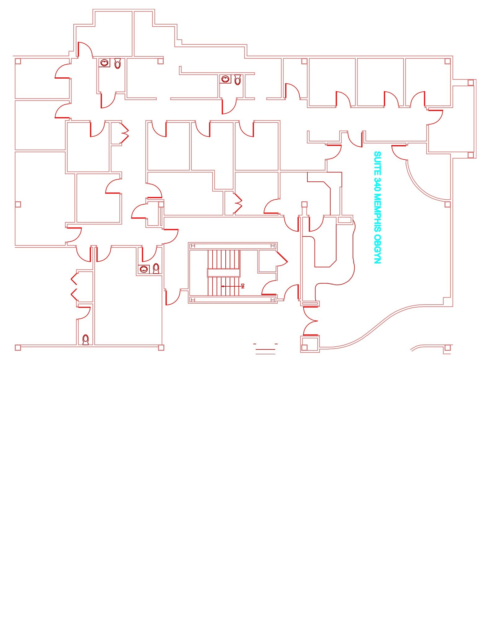 7705 Poplar Ave, Germantown, TN for lease Site Plan- Image 1 of 1