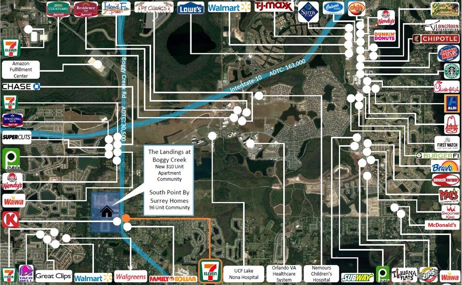 3285 Boggy Creek Rd, Kissimmee, FL 34744 7Eleven & Car Wash