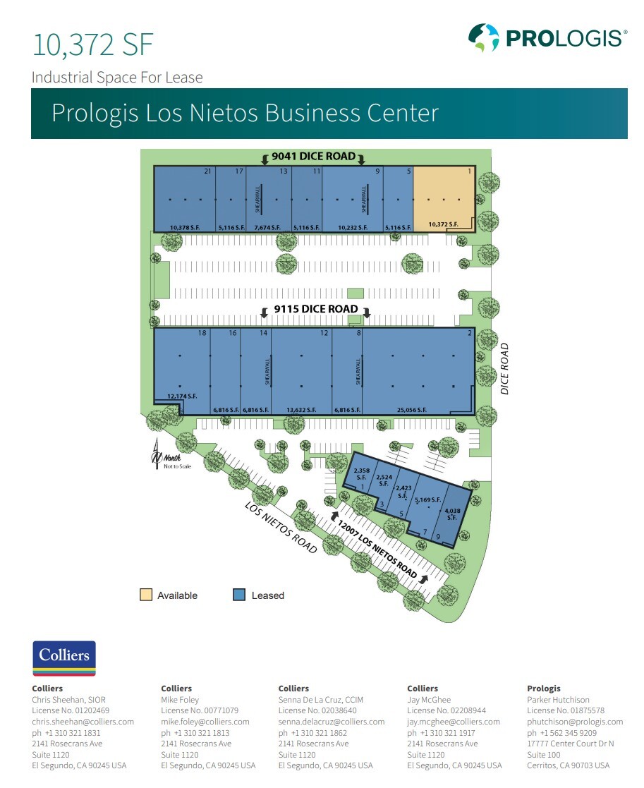 9041 Dice Rd, Santa Fe Springs, CA for lease Floor Plan- Image 1 of 1