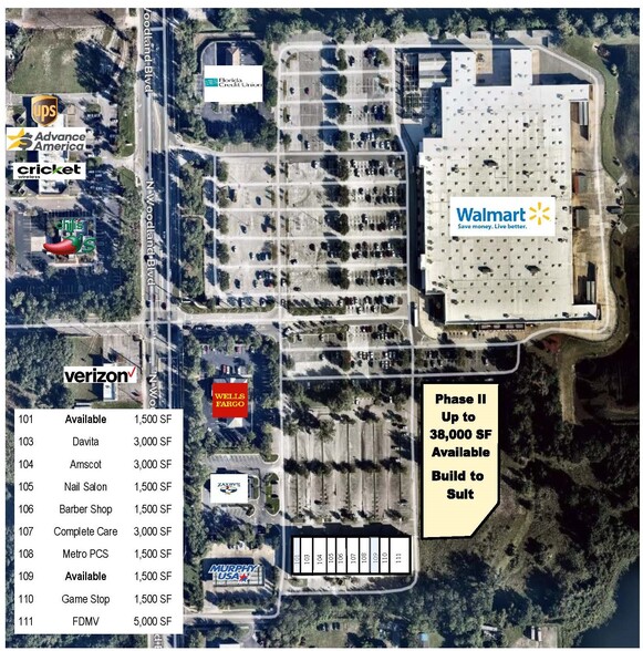 1697 N Woodland Blvd, Deland, FL for lease - Site Plan - Image 2 of 4