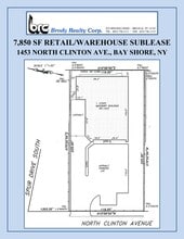1453 N Clinton Ave, Bay Shore, NY for lease Site Plan- Image 1 of 1