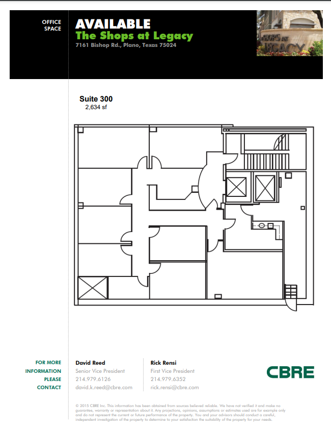 7161 Bishop Rd, Plano, TX for lease Floor Plan- Image 1 of 1