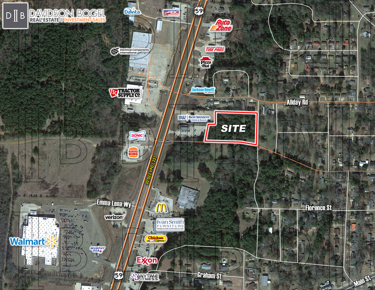 Atlanta - Hwy. 59 & W. Miller St., Atlanta, TX for sale - Primary Photo - Image 1 of 2