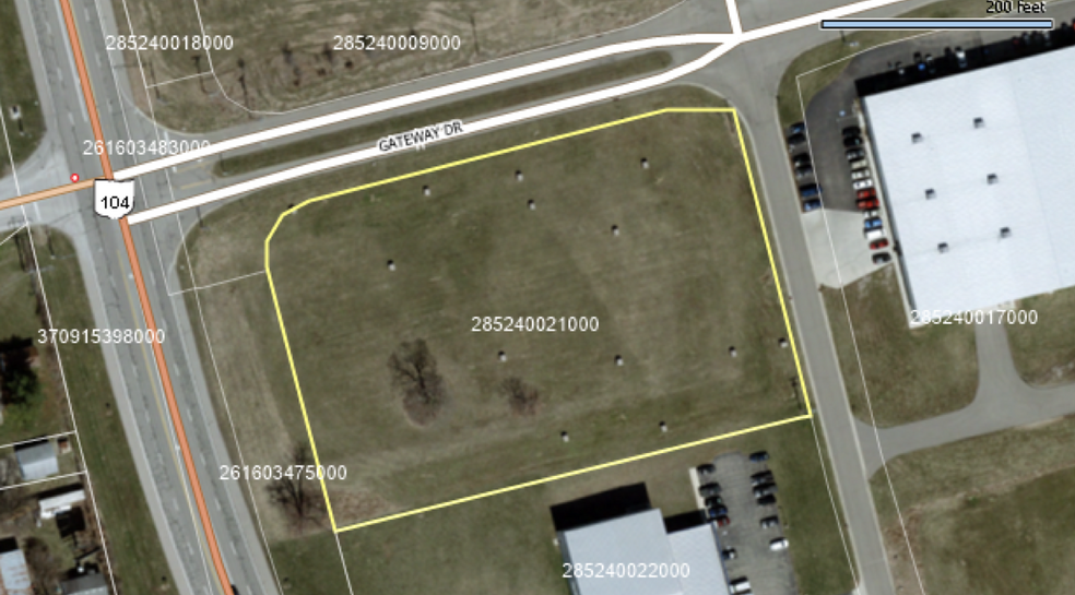 Industrial Dr, Chillicothe, OH for sale - Plat Map - Image 3 of 3