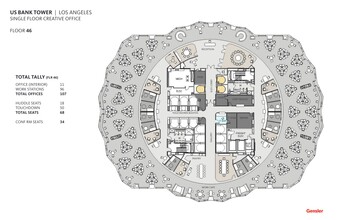 633 W 5th St, Los Angeles, CA for lease Floor Plan- Image 2 of 2