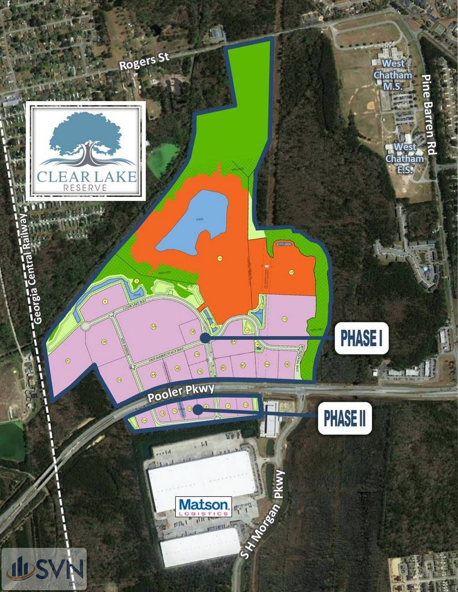 Clear Lake Way, Pooler, GA for sale Site Plan- Image 1 of 19
