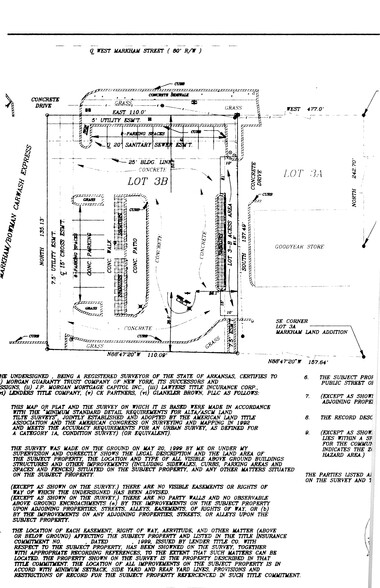 11415 W Markham St, Little Rock, AR for lease - Site Plan - Image 1 of 7