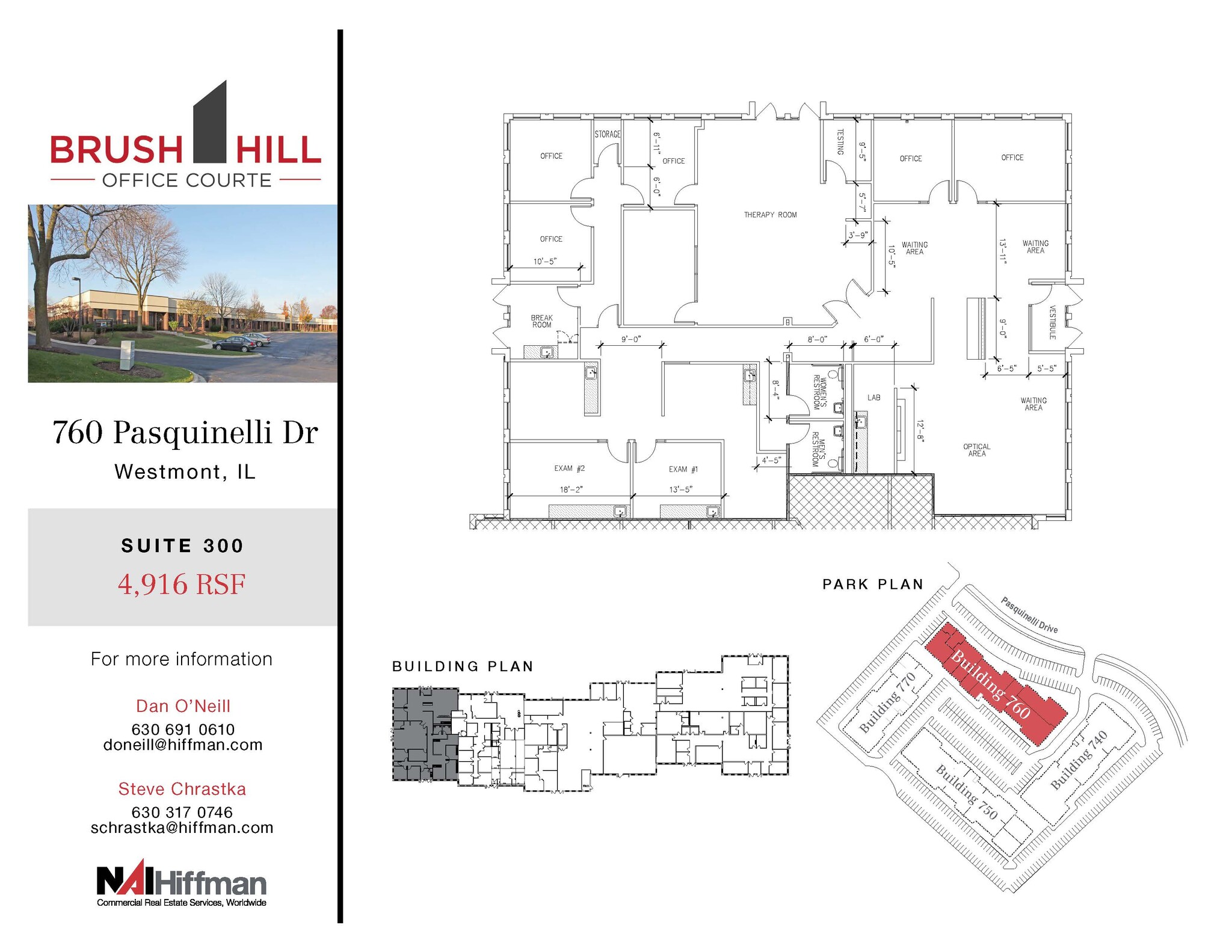 740 Pasquinelli Dr, Westmont, IL for lease Floor Plan- Image 1 of 1