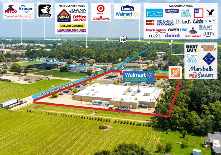 Walmart Market, Alexandria, LA for sale - Building Photo - Image 1 of 7