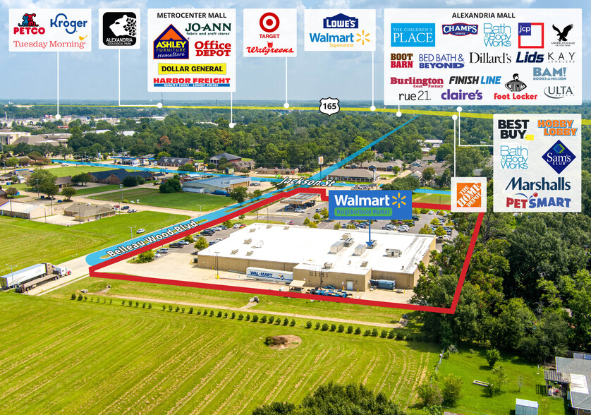 Walmart Market, Alexandria, LA for sale - Building Photo - Image 2 of 6