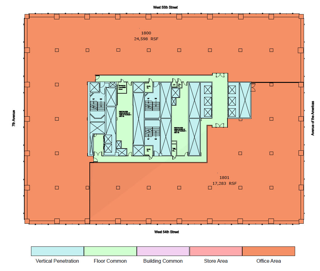 1345 Avenue of the Americas, New York, NY for lease Floor Plan- Image 1 of 1