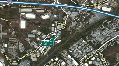 210 The Bluffs, Austell, GA - AERIAL map view