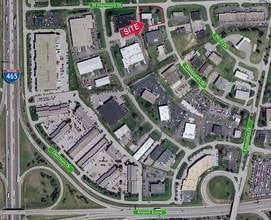 5747 W Raymond St, Indianapolis, IN - AERIAL  map view