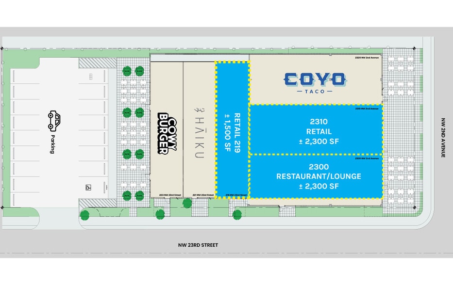 2300 NW 2nd Ave, Miami, FL for lease - Floor Plan - Image 3 of 4