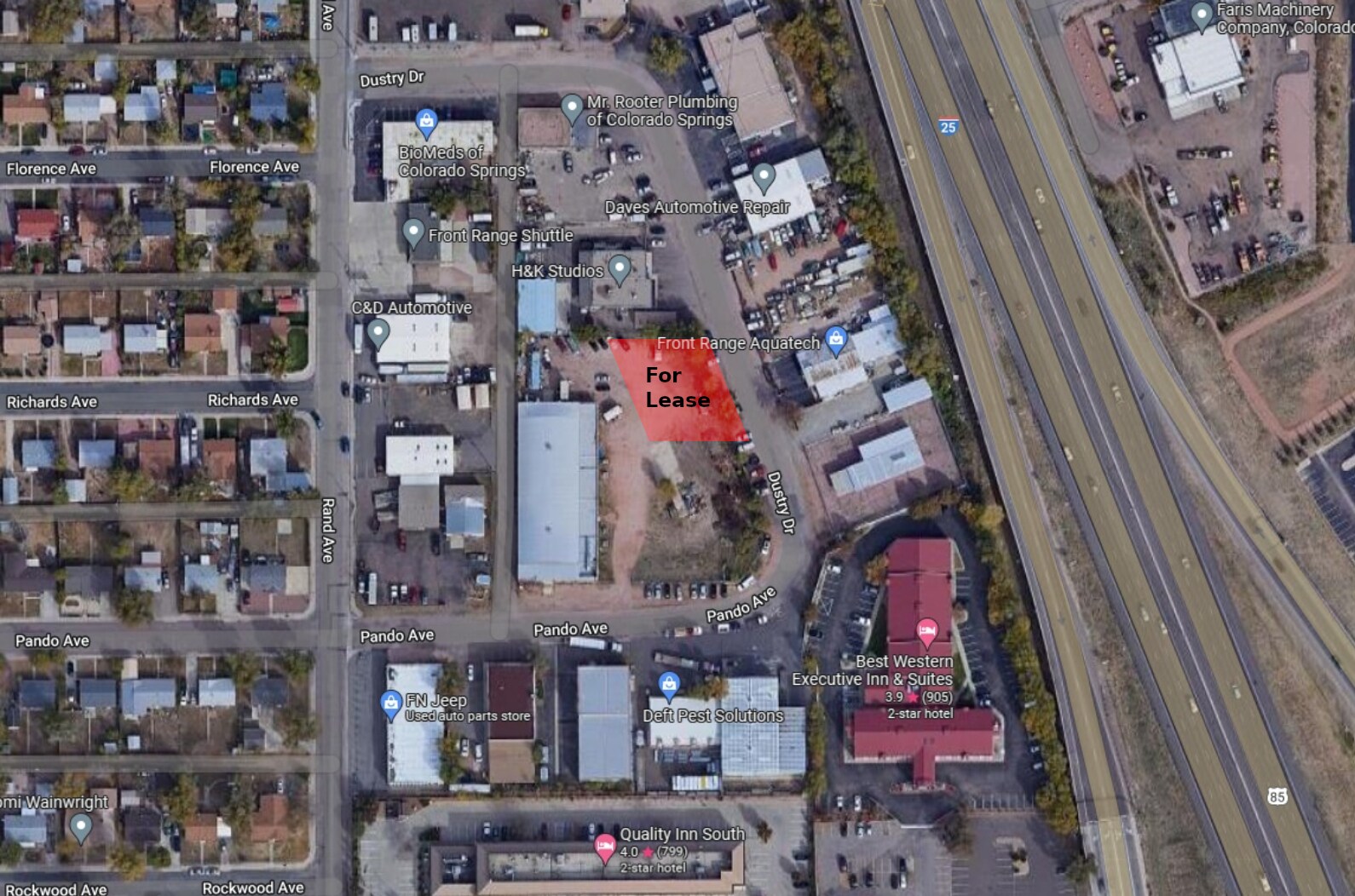 Pando Ave, Colorado Springs, CO for sale Aerial- Image 1 of 1