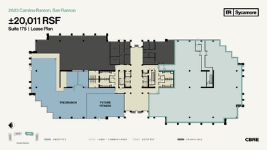 2603-2633 Camino Ramon, San Ramon, CA for lease Floor Plan- Image 1 of 1