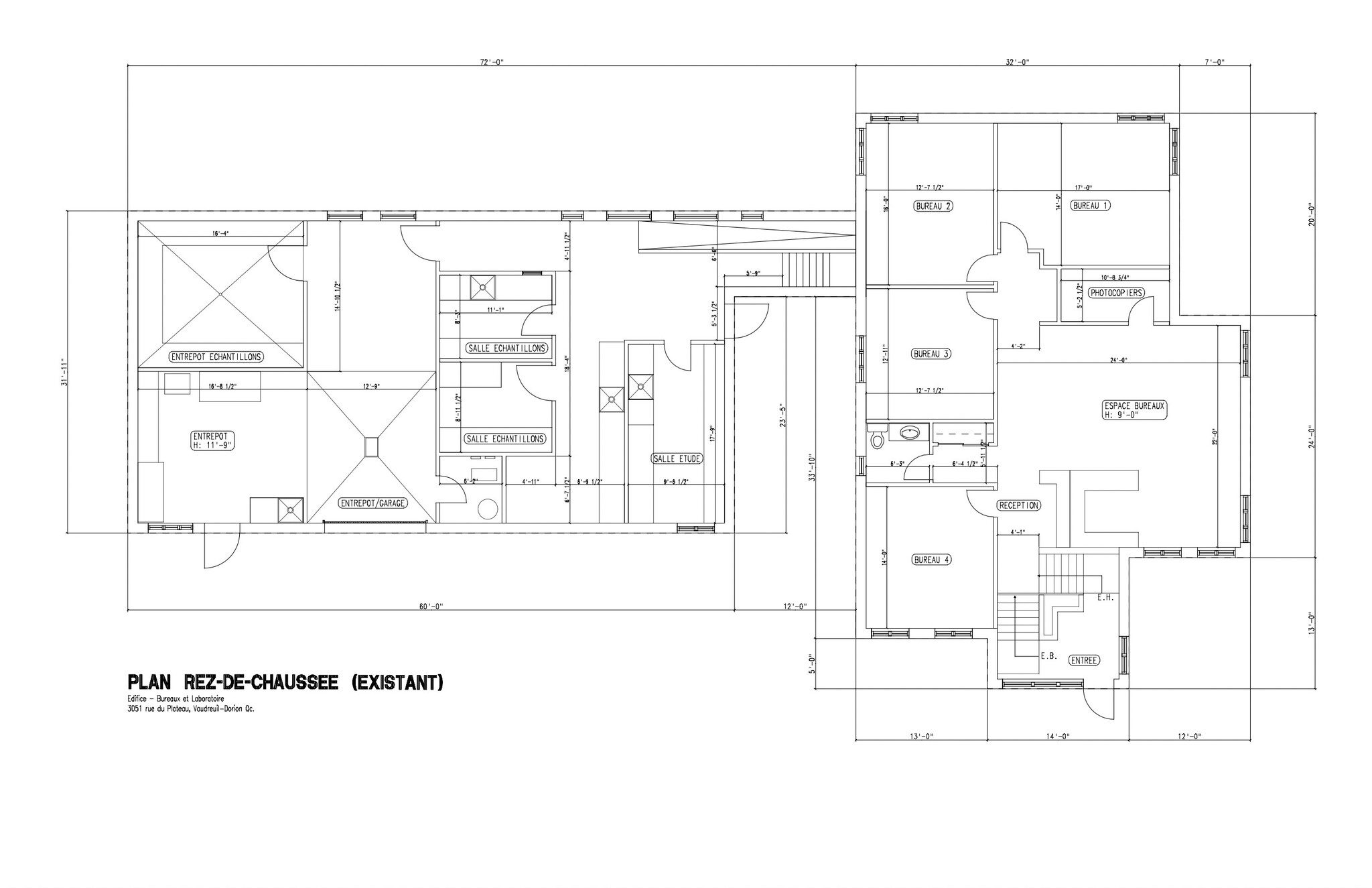 3051 Rue du Plateau, Vaudreuil-dorion, QC for lease Floor Plan- Image 1 of 1