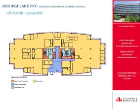 3050 Highland Pky, Downers Grove, IL for lease Floor Plan- Image 1 of 3