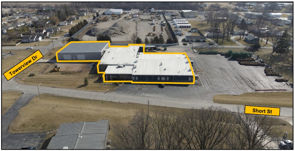 802 E Short St, Columbia City, IN for sale - Aerial - Image 1 of 1