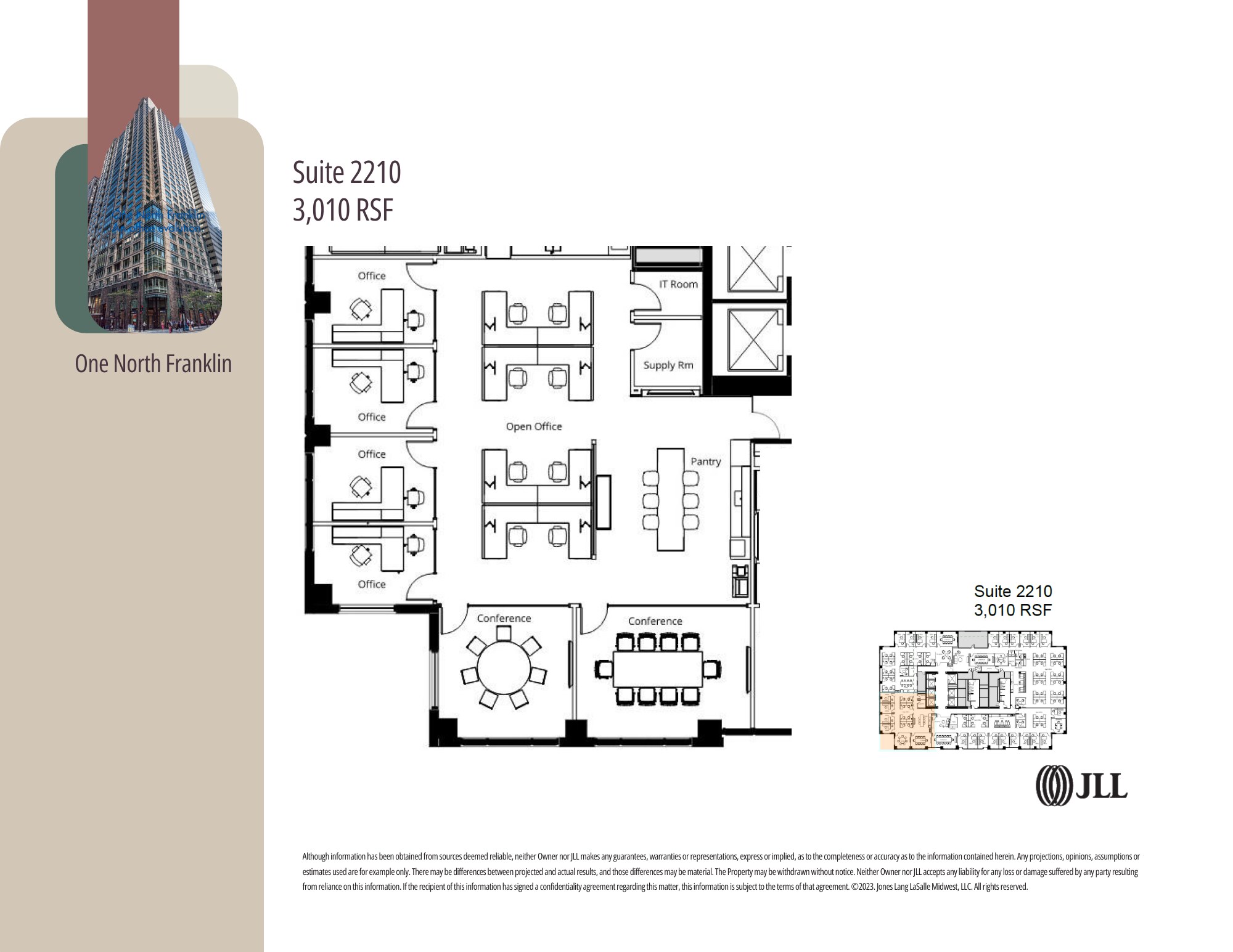 1 N Franklin St, Chicago, IL for lease Floor Plan- Image 1 of 3