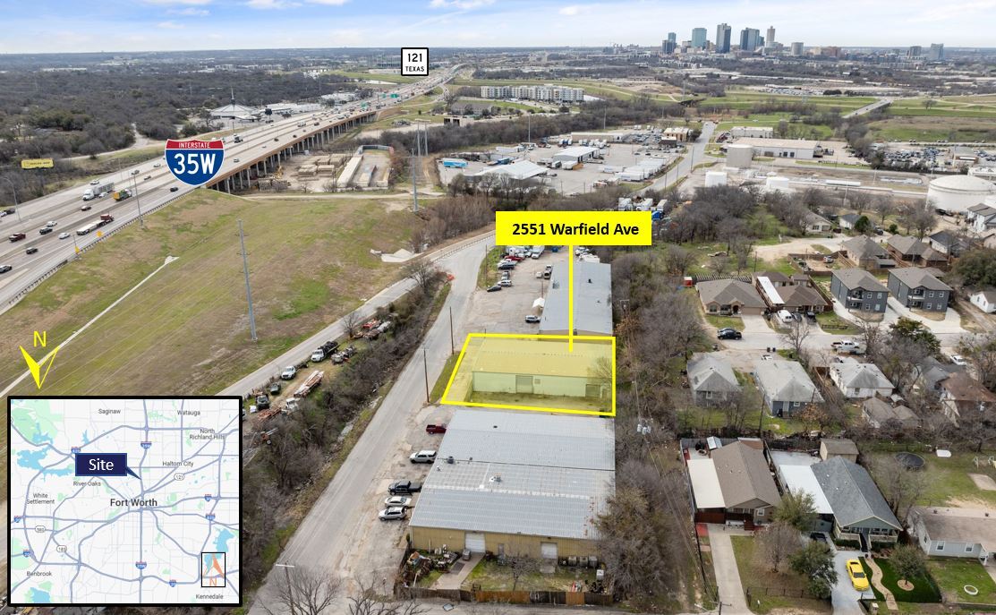 2551 Warfield St, Fort Worth, TX for sale Aerial- Image 1 of 1