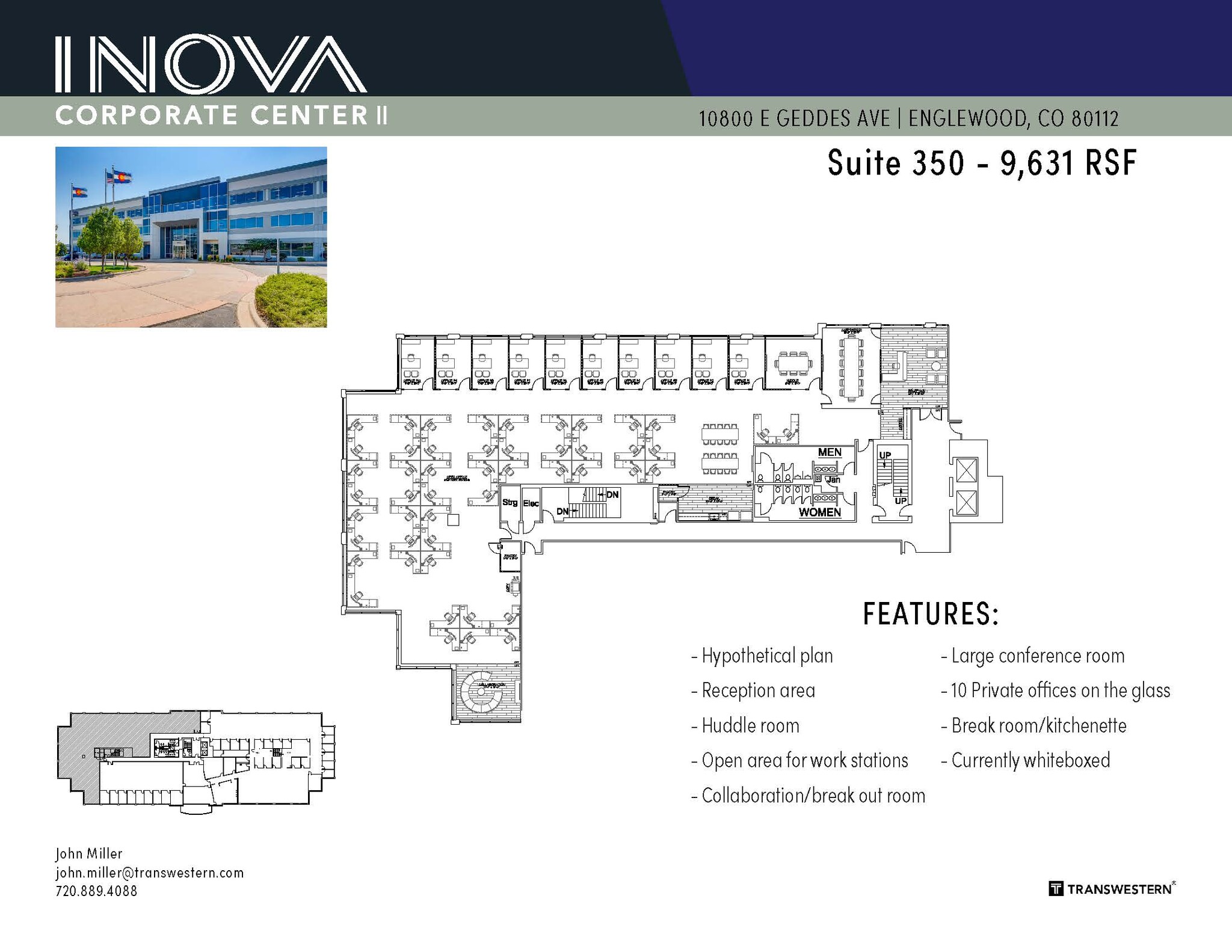 10700 E Geddes Ave, Englewood, CO for lease Floor Plan- Image 1 of 4