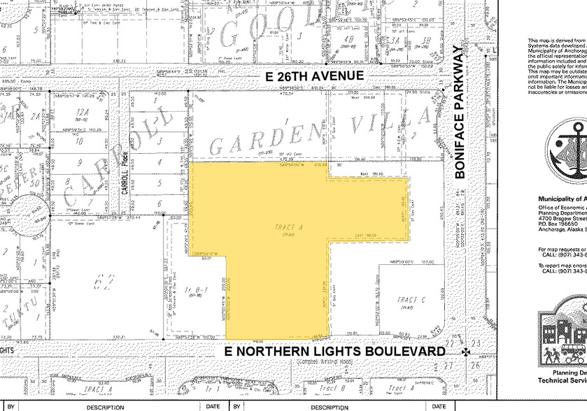 5437 E Northern Lights Blvd, Anchorage, AK for lease - Plat Map - Image 1 of 1