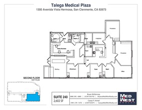 1300 Avenida Vista Hermosa, San Clemente, CA for lease Floor Plan- Image 1 of 1