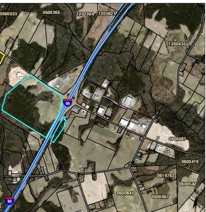 Highway 95, Roanoke Rapids, NC for sale Aerial- Image 1 of 3