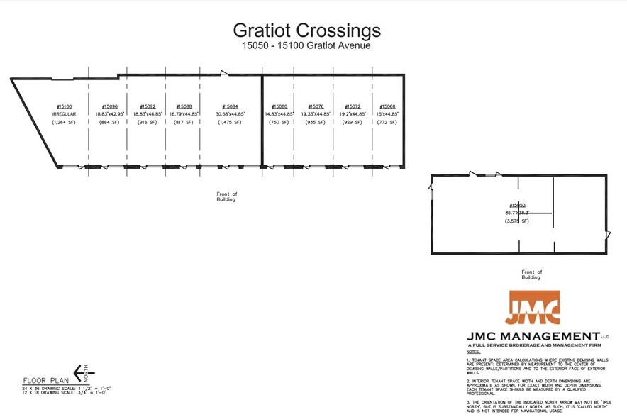 15050-15100 Gratiot Ave, Detroit, MI for lease - Floor Plan - Image 3 of 6