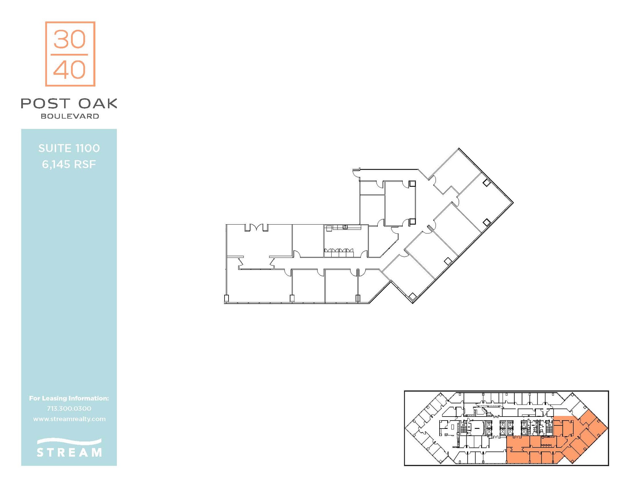 3040 Post Oak Blvd, Houston, TX for lease Floor Plan- Image 1 of 1