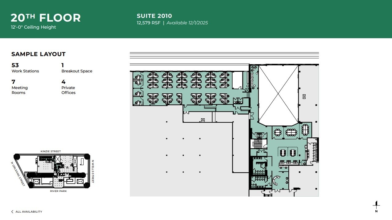 222 Merchandise Mart Plz, Chicago, IL for lease Floor Plan- Image 1 of 1