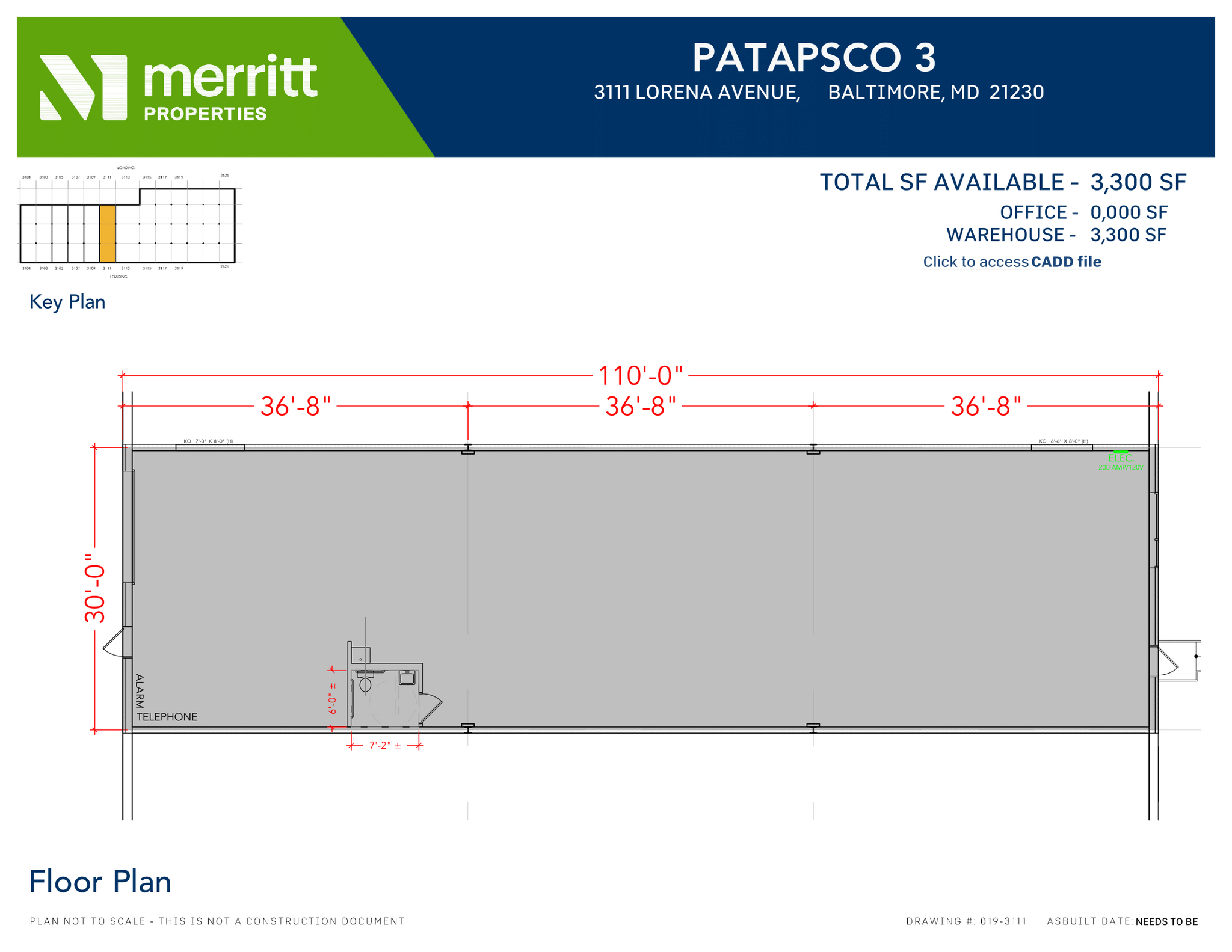 2652-2664 W Patapsco Ave, Baltimore, MD for lease Floor Plan- Image 1 of 1