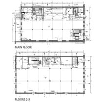 310 Ross Ave, Winnipeg, MB for lease Floor Plan- Image 2 of 2