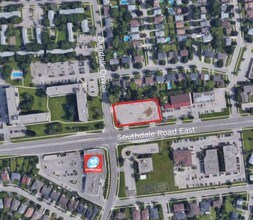 400 Southdale Rd E, London, ON - AERIAL map view