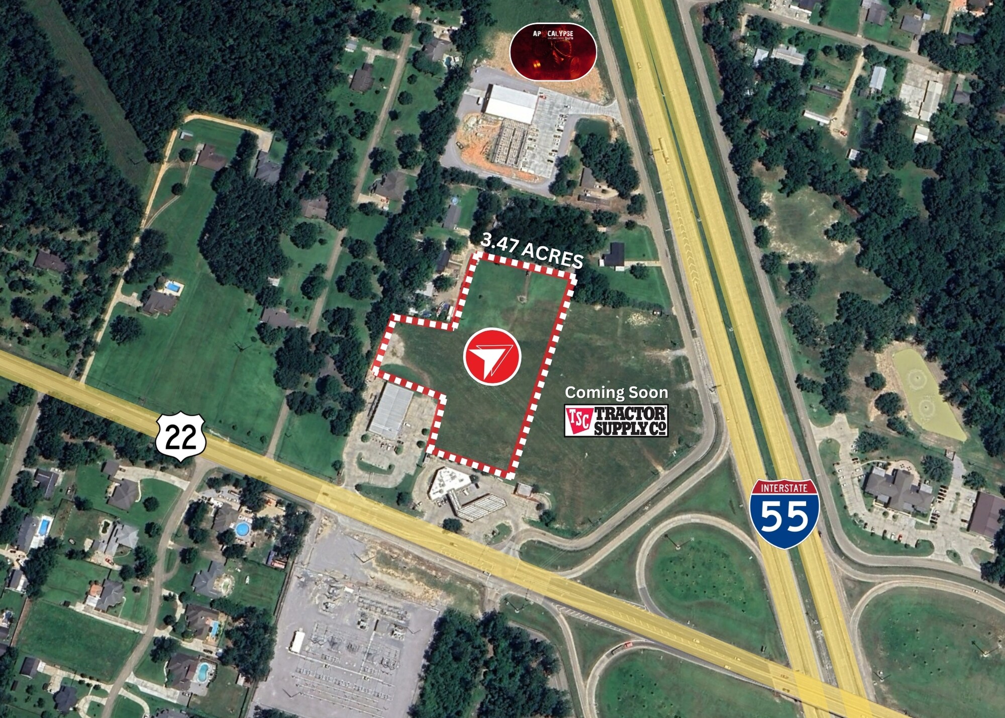 I-55, Ponchatoula, LA for lease Building Photo- Image 1 of 4