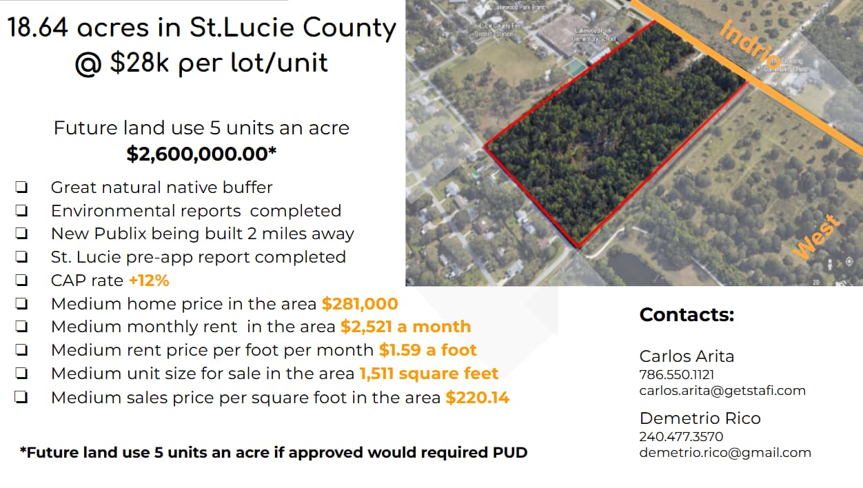 8000 Indrio Rd, Fort Pierce, FL for sale Aerial- Image 1 of 12