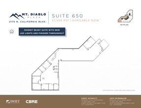 2175 N California Blvd, Walnut Creek, CA for lease Floor Plan- Image 1 of 1