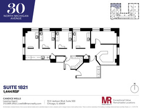 30 N Michigan Ave, Chicago, IL for lease Floor Plan- Image 1 of 12