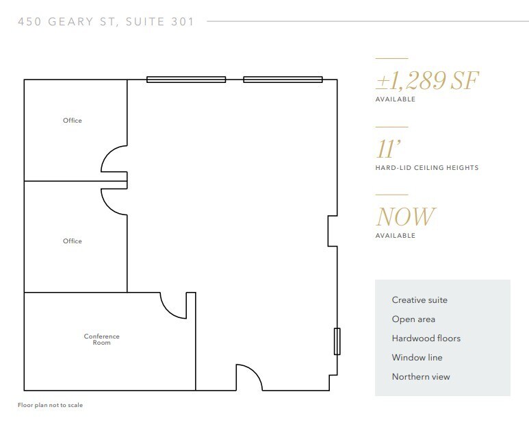 456-466 Geary St, San Francisco, CA for lease Floor Plan- Image 1 of 1