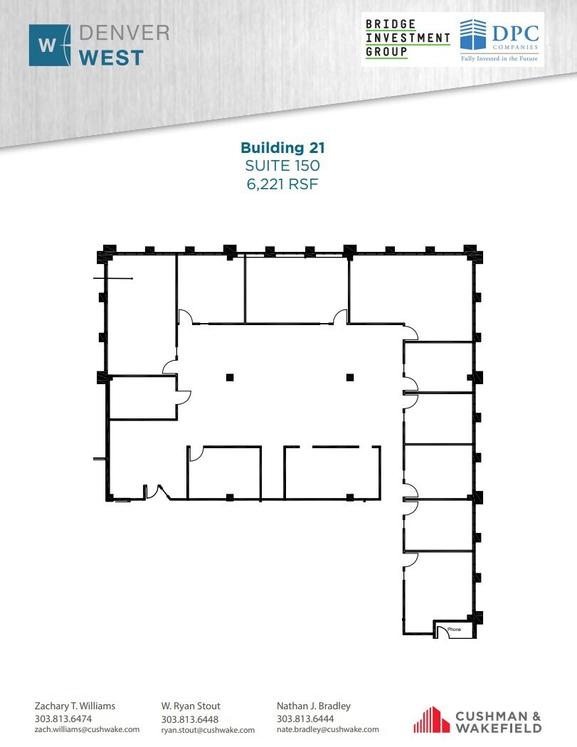 13949 W Colfax Ave, Lakewood, CO for lease Floor Plan- Image 1 of 1