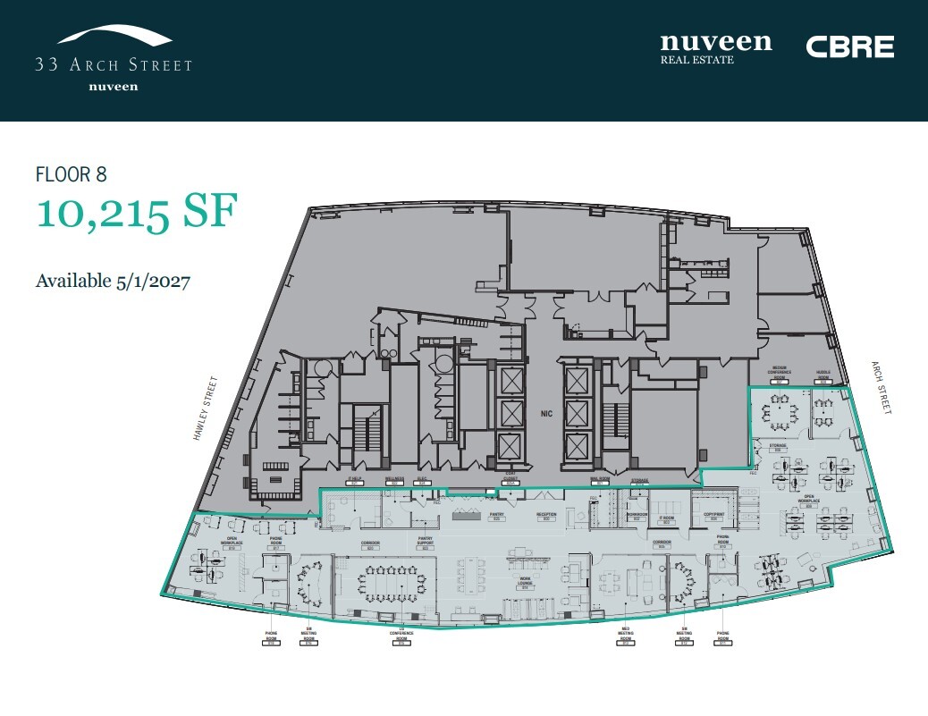 33 Arch St, Boston, MA for lease Typical Floor Plan- Image 1 of 1
