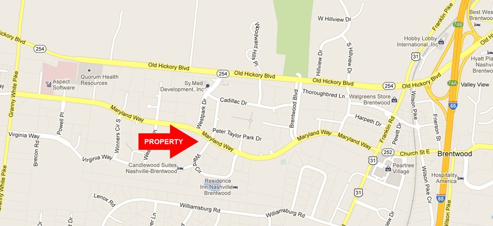 5121 Maryland Way, Brentwood, TN for lease - Plat Map - Image 2 of 26