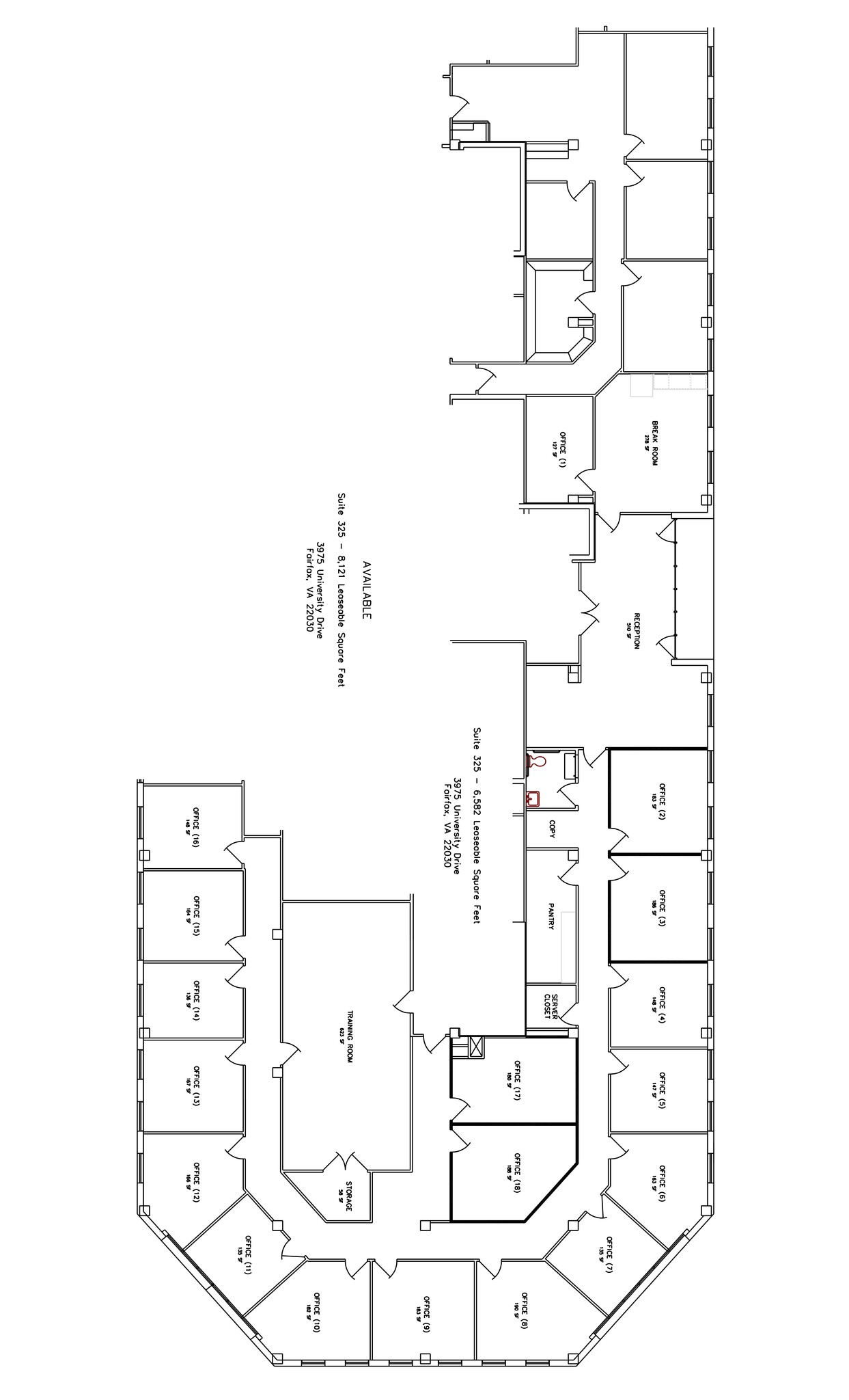 3975 University Dr, Fairfax, VA for lease Site Plan- Image 1 of 2